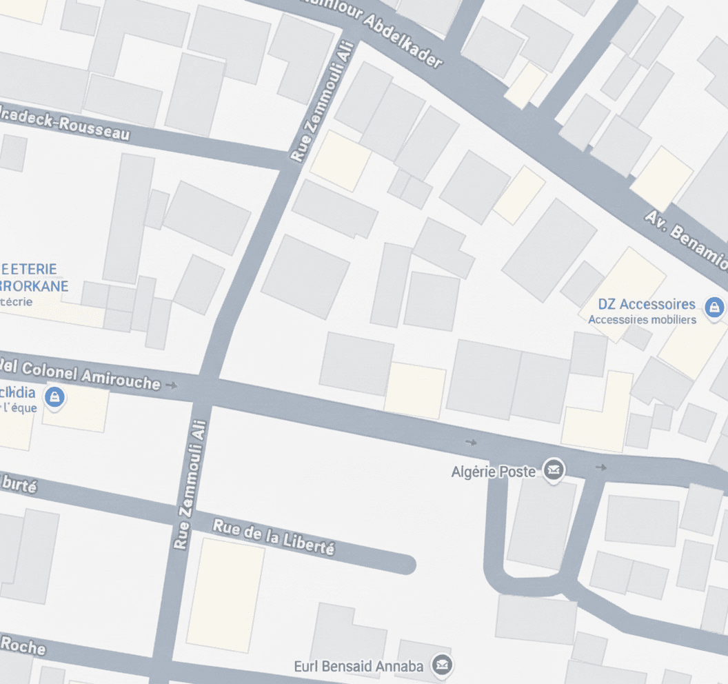 Map showing location in Annaba